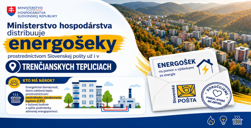 Distribúcia energošekov v Trenčianskych Tepliciach